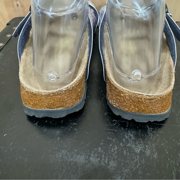Birkenstock Papillio Sydney Sandals Size 6 Blue Purple Paisley Floral Shoes - Picture 11 of 16